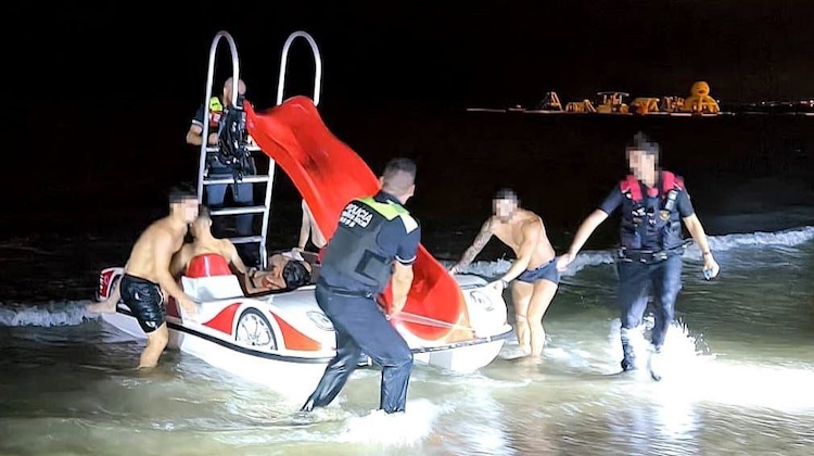 rescate playa salou